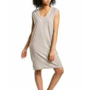 Standard James Perse Heathered Gray Ruched Bodycon Dress